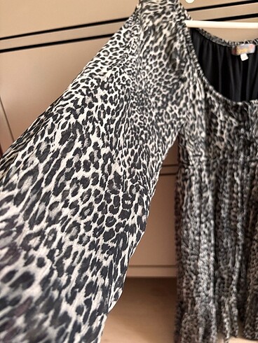Leopar elbise - Görsel 5