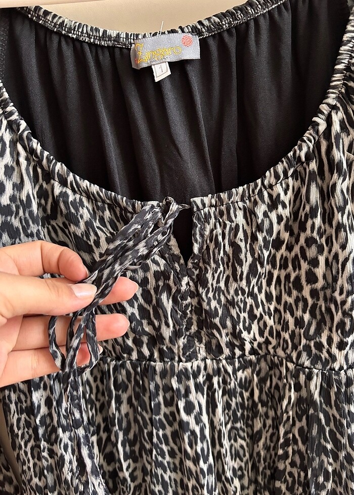 Leopar elbise - Görsel 4
