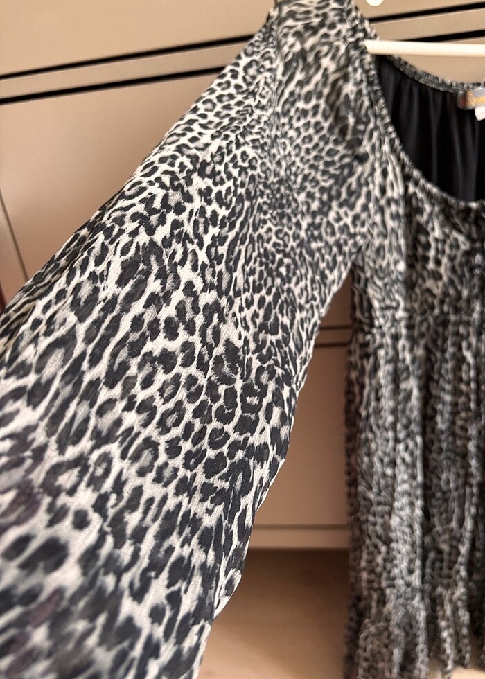 Leopar elbise - Görsel 5