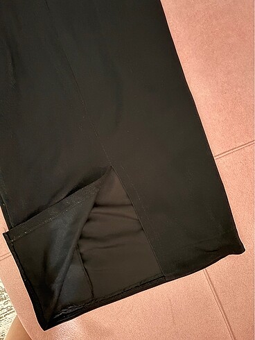 Simli siyah gece elbisesi - Görsel 6