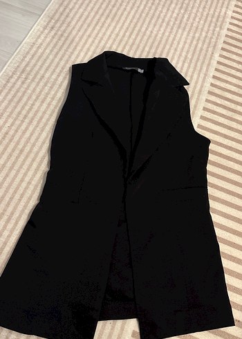 Siyah Kadın Yelek - Görsel 3