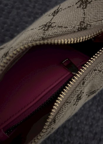 Kahverengi Deri Tokalı Kadın Omuz Çantası - Görsel 6