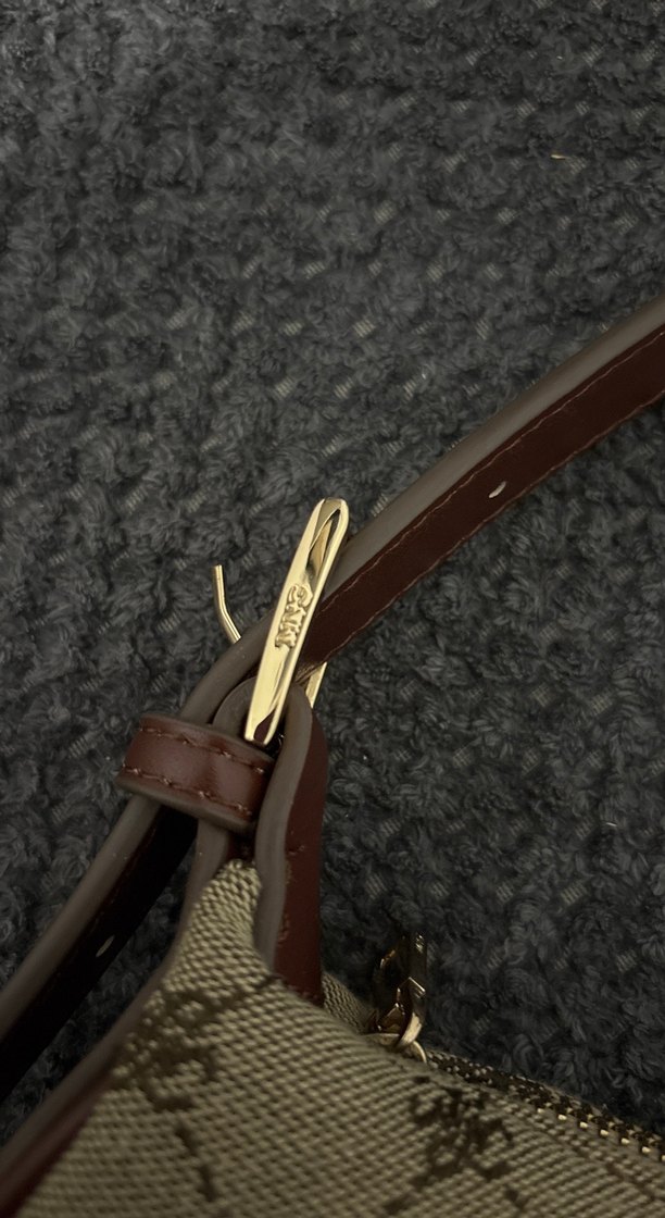 Kahverengi Deri Tokalı Kadın Omuz Çantası - Görsel 5