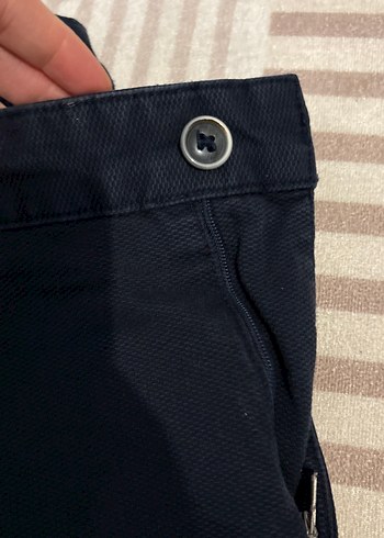Lacivert Kemerli Erkek Denim Pantolon - Görsel 4