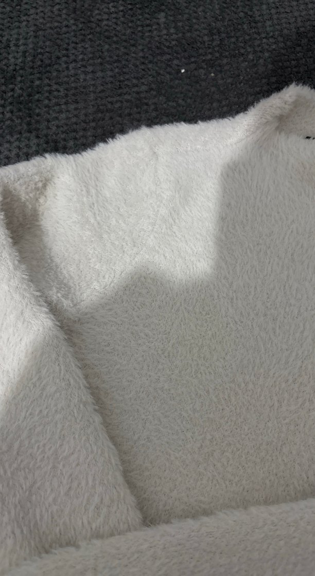 Beyaz  yumoş Balıkçı Yaka Kadın Triko - Görsel 5