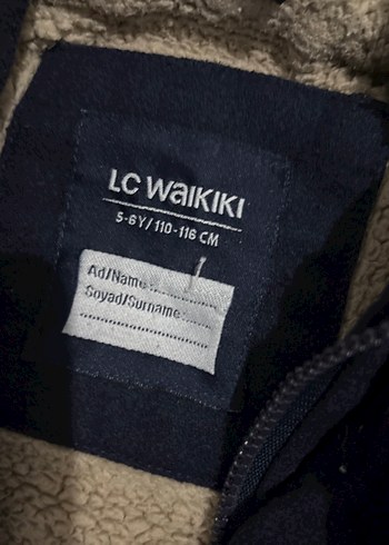 Erkek Çocuk 5-6 yaş Lacivert Düğmeli kaşe  Kaban - Görsel 2