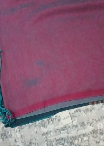 Armine İpek Gül kurusu Kadın Şal - Görsel 2