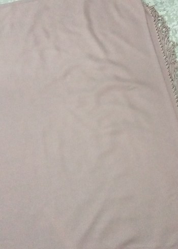 pudra Kadın Drape Şal - Görsel 2