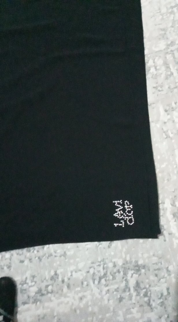 Levidor siyah Medine ipeği,ipek şal - Görsel 2