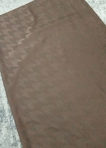 Kadın Kahverengi Dökümlü Şal - Görsel 2