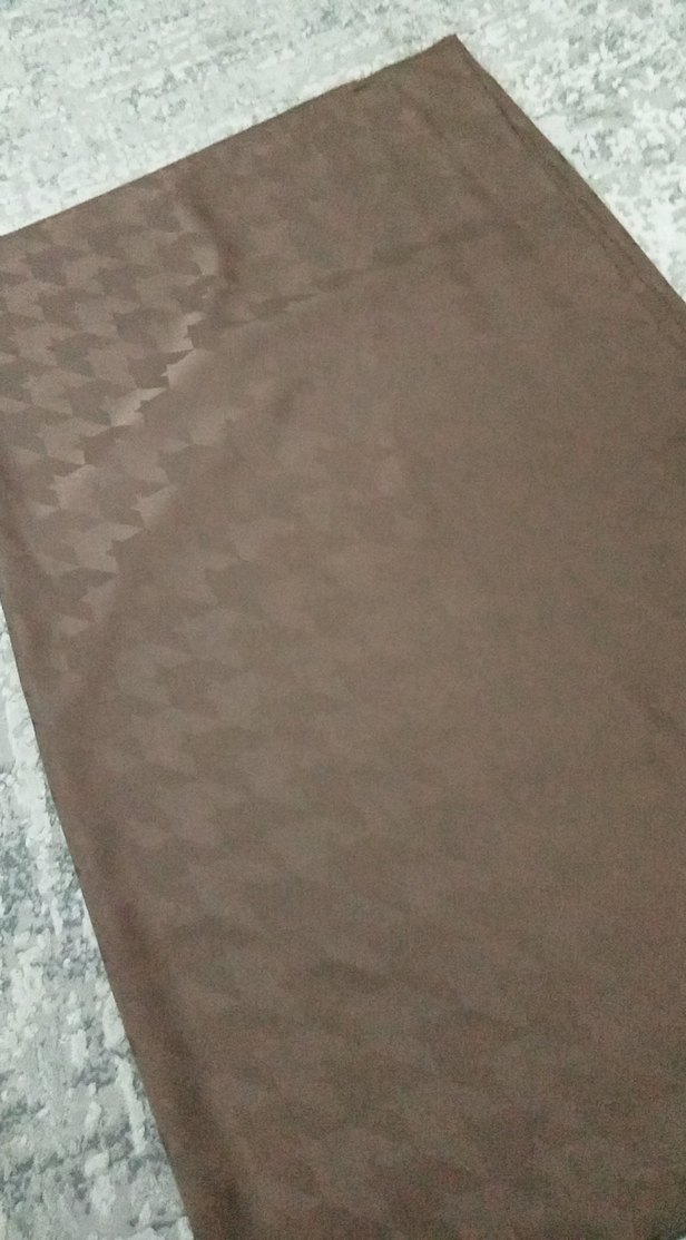 Kadın Kahverengi Dökümlü Şal - Görsel 2