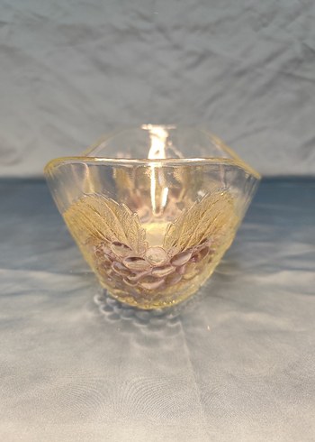 Renkli Şeffaf Cam Kase - Görsel 3