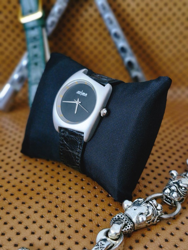 aykırı kasa Siyah Erkek Kol Saati - Görsel 2