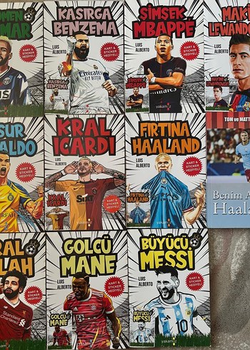 Futbolcular Temalı Spor Kitapları Seti