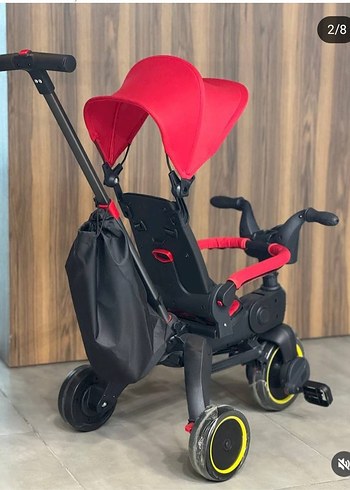 Kraft Kırmızı Çocuk Üç Tekerlekli Bisiklet