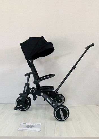 Beden Siyah Katlanabilir Çocuk Üç Tekerlekli Bisiklet