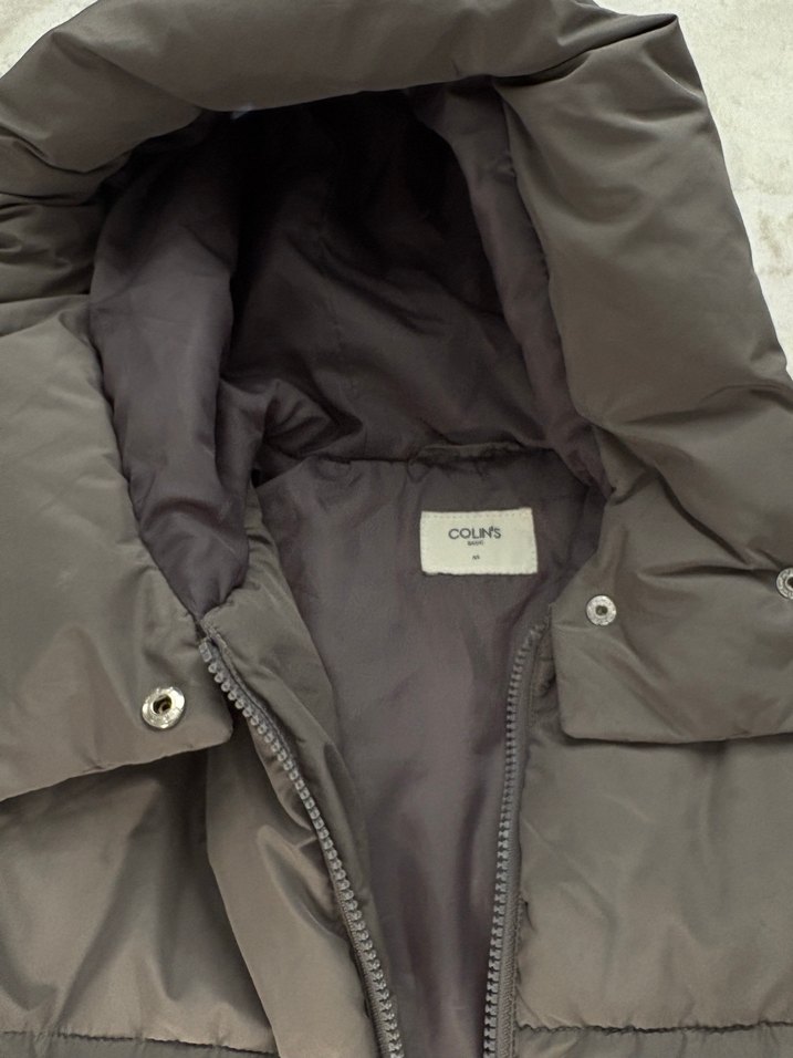 Gri unisex Kışlık Mont - Görsel 3