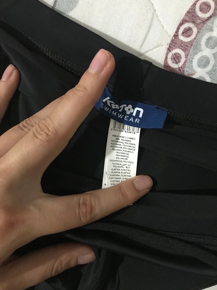 Siyah Erkek Fitted Mayo - Elastik Bel - Görsel 2