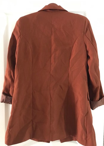 Kahverengi  Midi Blazer - Görsel 2