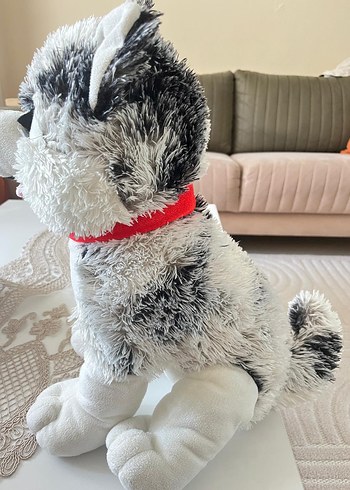 Gri Peluş Köpek Oyuncak - Görsel 2