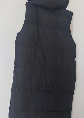 Bej Kadın Kapüşonsuz Fermuarlı Yelek - Görsel 2