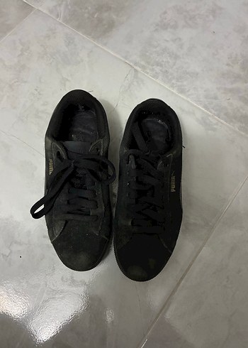 Siyah kadın Puma ayakkabı - Görsel 2