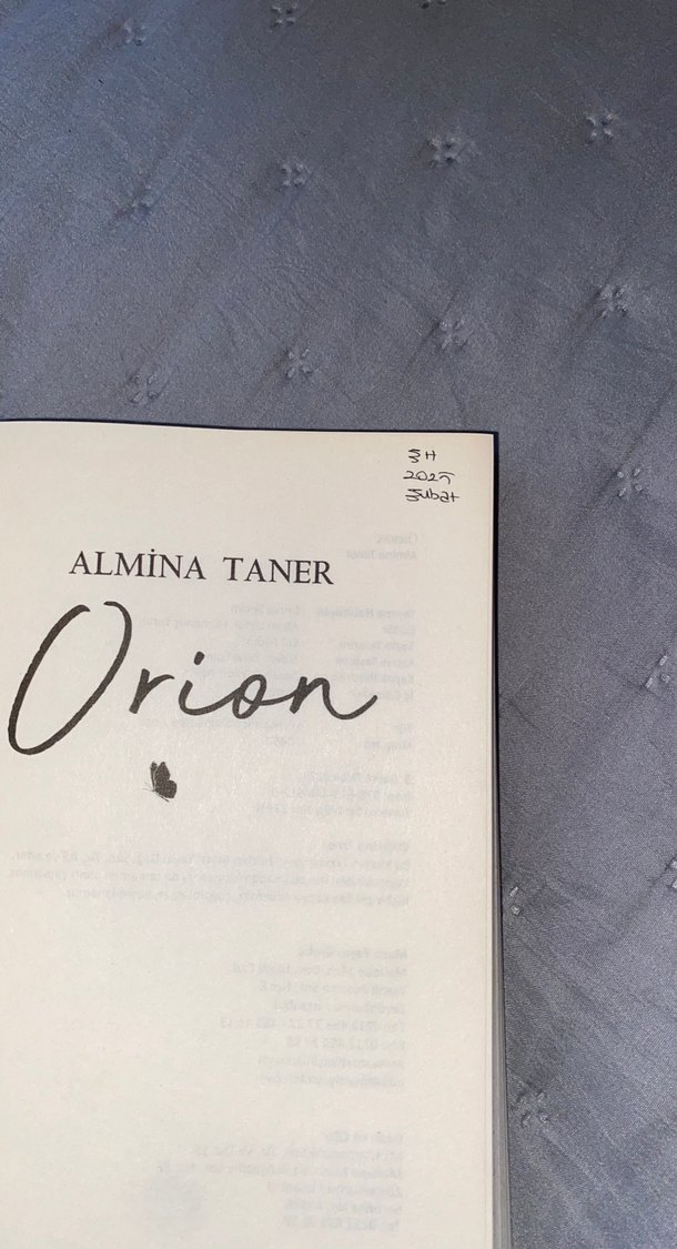 Orion - Almina Taner Roman - Görsel 2