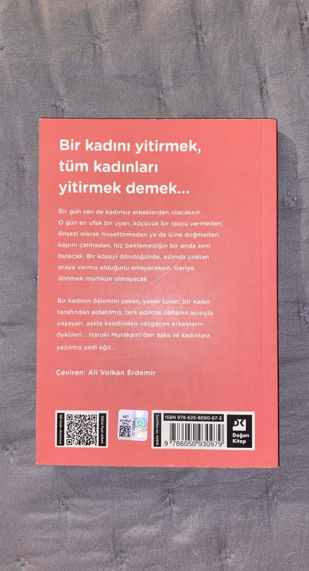 Kadınsız Erkekler - Haruki Murakami - Görsel 2
