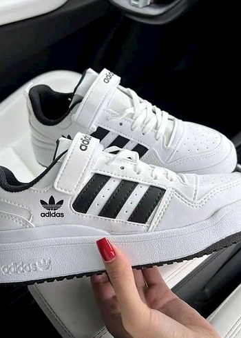 adidas Beyaz Siyah Platform Spor Ayakkabı