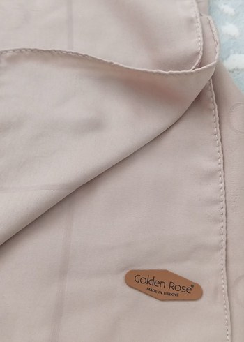 Bej Kadın İpek Görünümlü Şal - Görsel 2