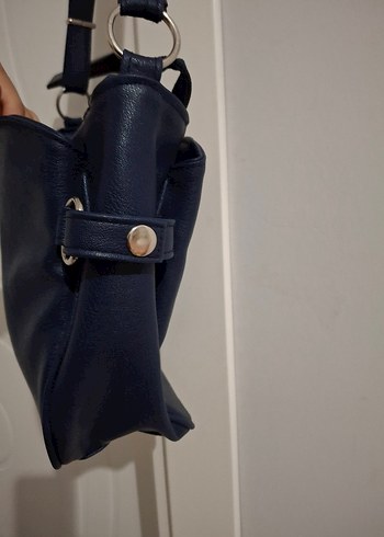 Beden American Vintage Mango Lacivert Deri Kadın Çanta