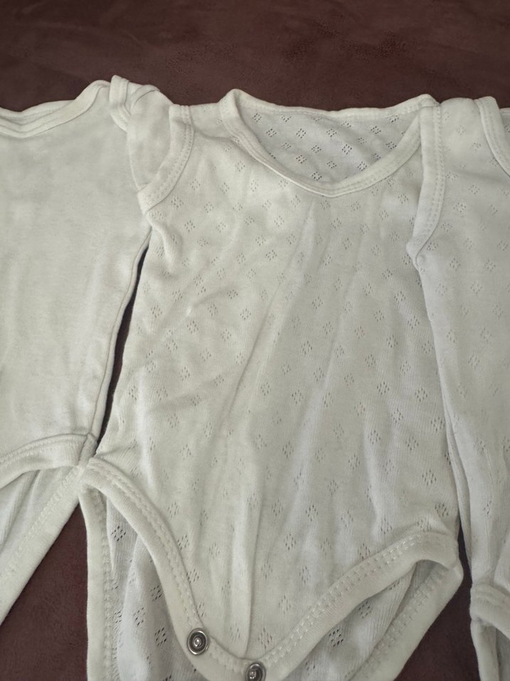 Beyaz Kolsuz Bebek Çıtçıtlı Body - Görsel 2