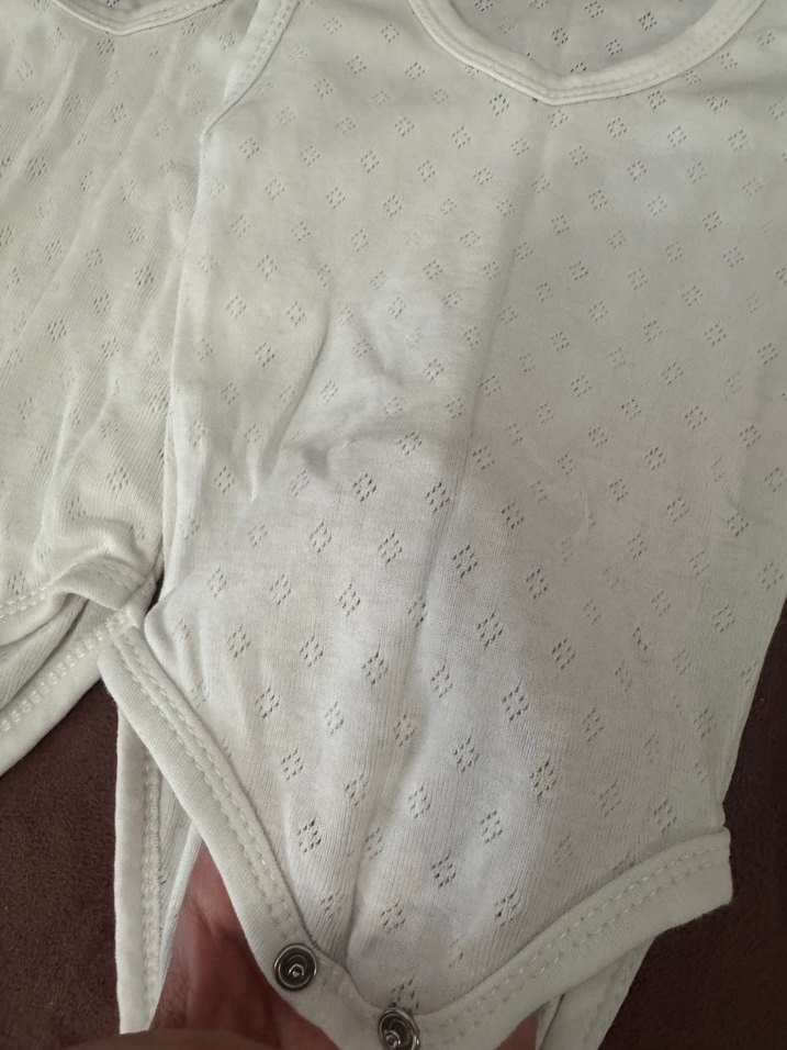 Beyaz Kolsuz Bebek Çıtçıtlı Body - Görsel 3