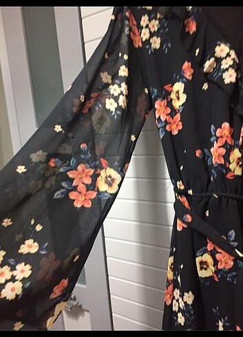 m Beden Sifon mini elbise