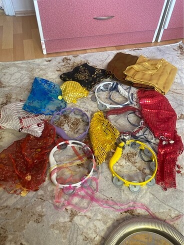 5 adet tef 8 tane halay mendil