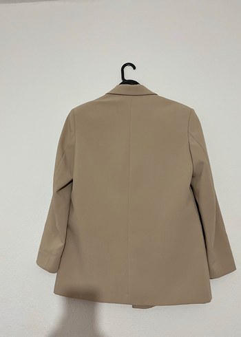 Zara Bej Düğmeli Kadın Blazer Ceket