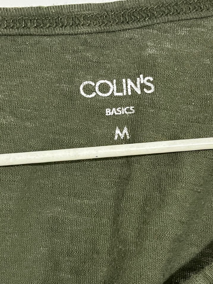 V Yaka Haki Kadın Tişört - Görsel 3