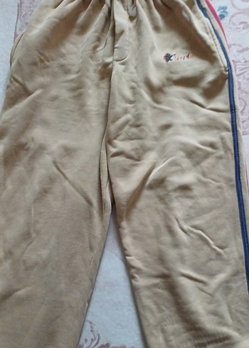 Bej Renkli Rahat Kesim Erkek  Eşofman altı - Görsel 3