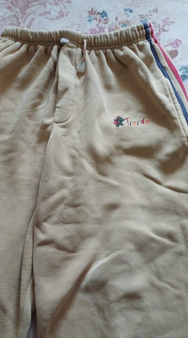 Bej Renkli Rahat Kesim Erkek  Eşofman altı - Görsel 5