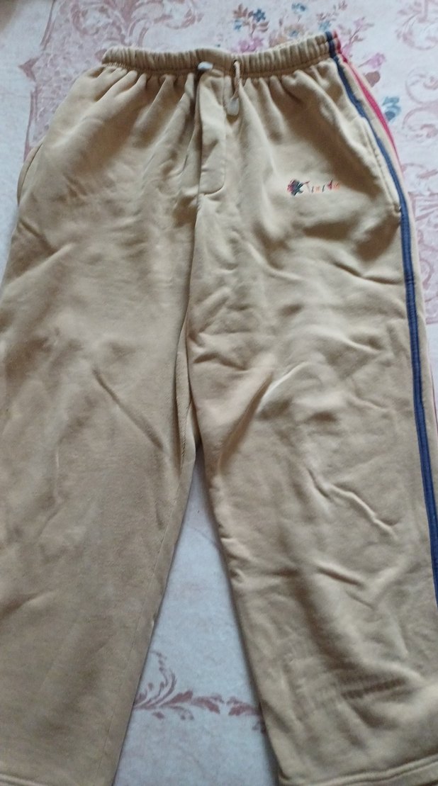 Bej Renkli Rahat Kesim Erkek  Eşofman altı - Görsel 3