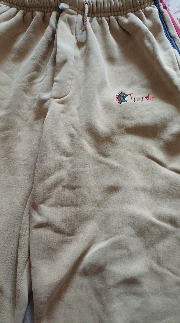 Bej Renkli Rahat Kesim Erkek  Eşofman altı - Görsel 4