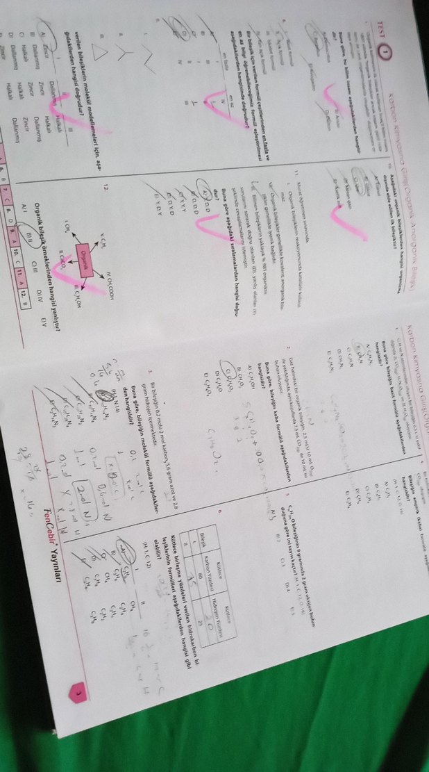 Organik Kimya Sınav Hazırlık Kitabı - Görsel 2