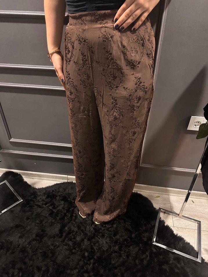 Saten Kadın Pantolon - Görsel 2