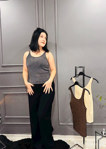 Askılı simli şık atletler - Görsel 3