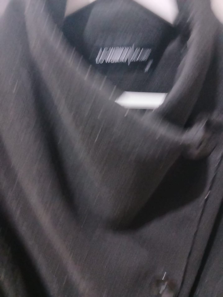 Siyah Kadın Keten Blazer Ceket - Görsel 2