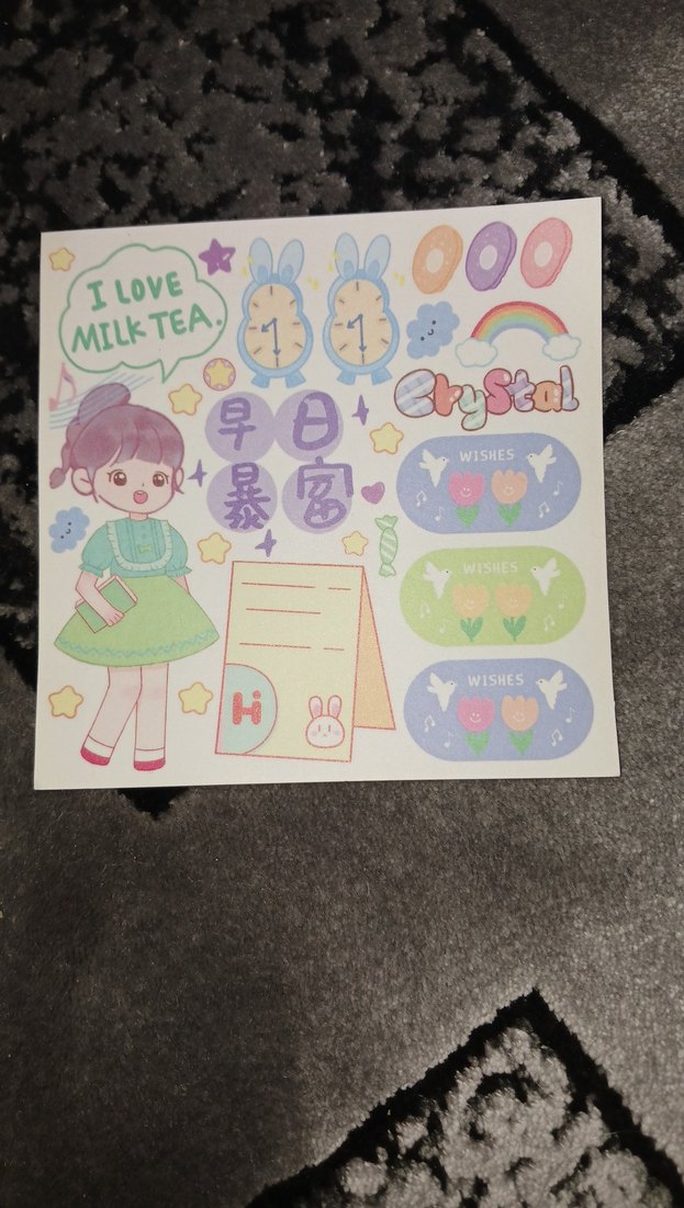 dörtlü  sticker seti - Görsel 4