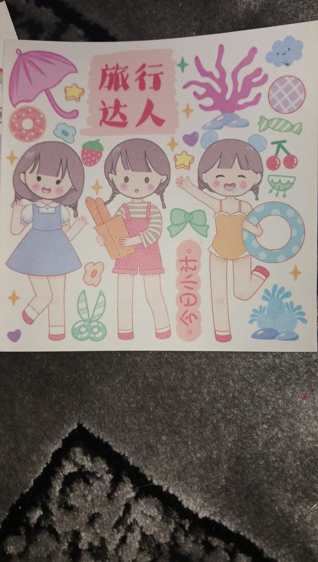 dörtlü  sticker seti - Görsel 3