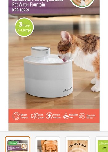 Kiwi Otomatik Su Çeşmesi - Görsel 2