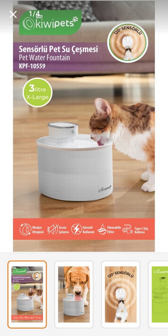 Kiwi Otomatik Su Çeşmesi - Görsel 2