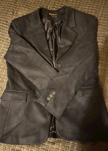 Kadın Süet Blazer Ceket - Görsel 3